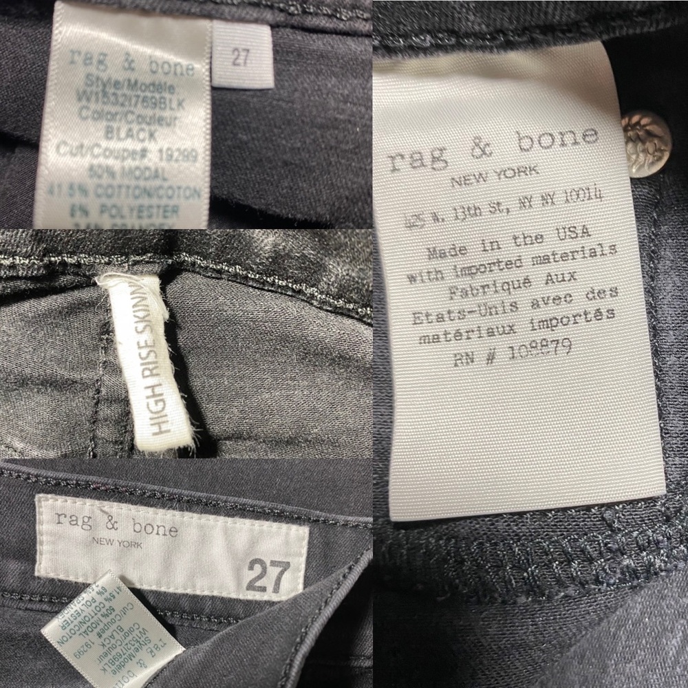 rag & bone New York High Rise Skinny - Picture 9 of 13